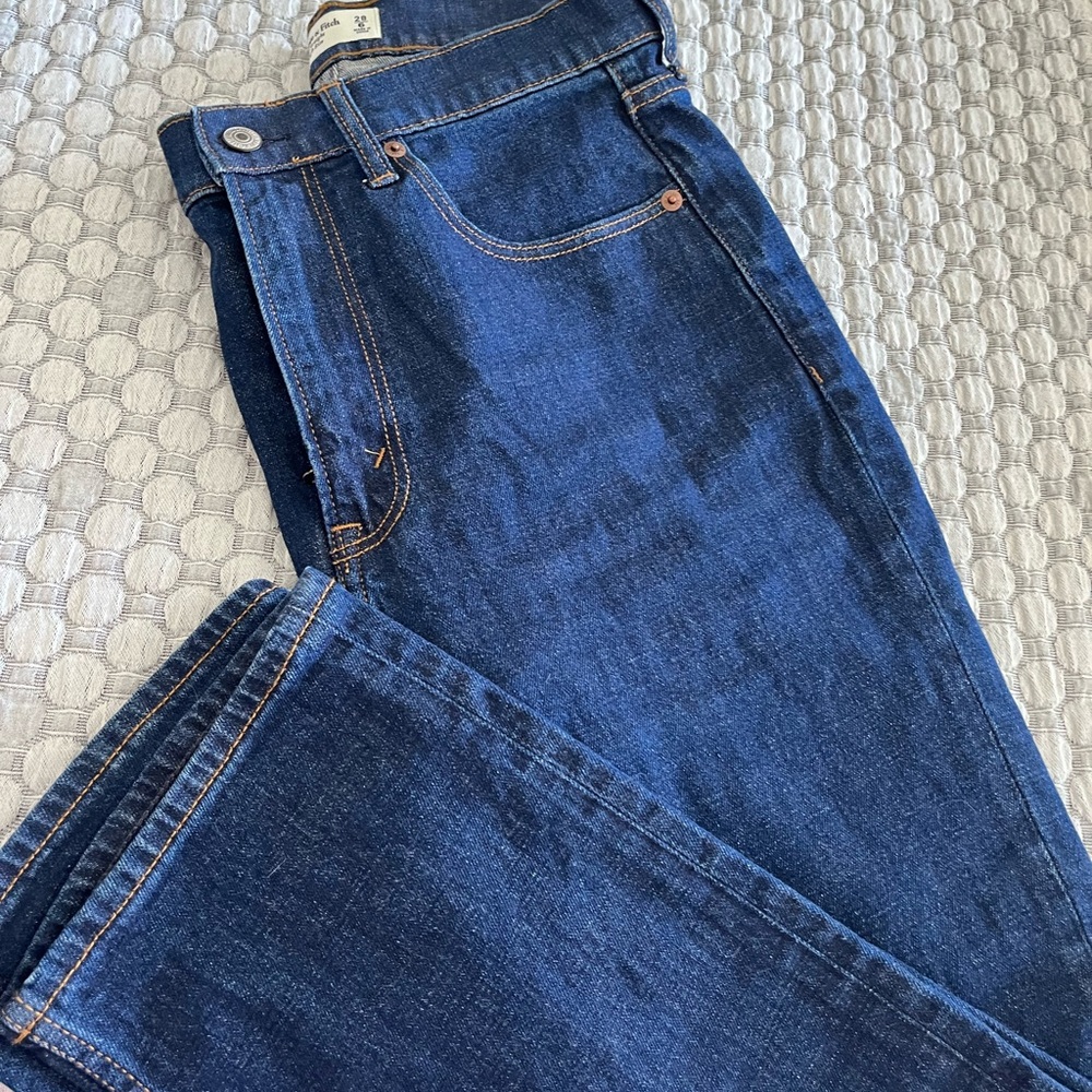 Ultra High Rise Ankle Straight Jean
